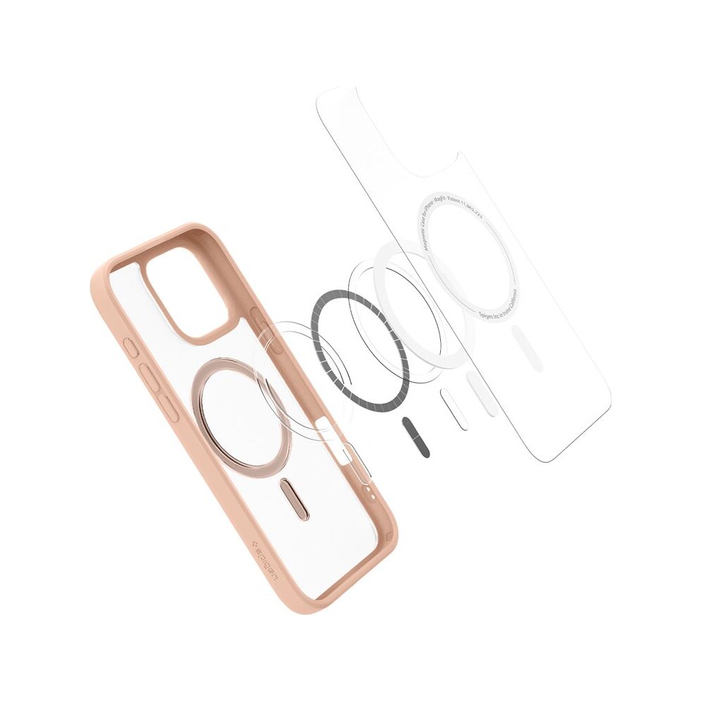 Spigen-Ultra-Hybrid-MagSafe-kryt-iPhone-16-Pro-Max-frost-rose-titanium