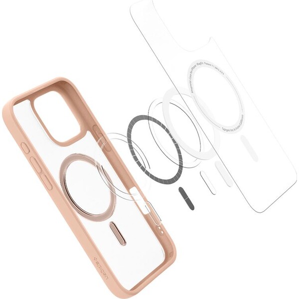 Spigen-Ultra-Hybrid-MagSafe-kryt-iPhone-16-Pro-Max-frost-rose-titanium