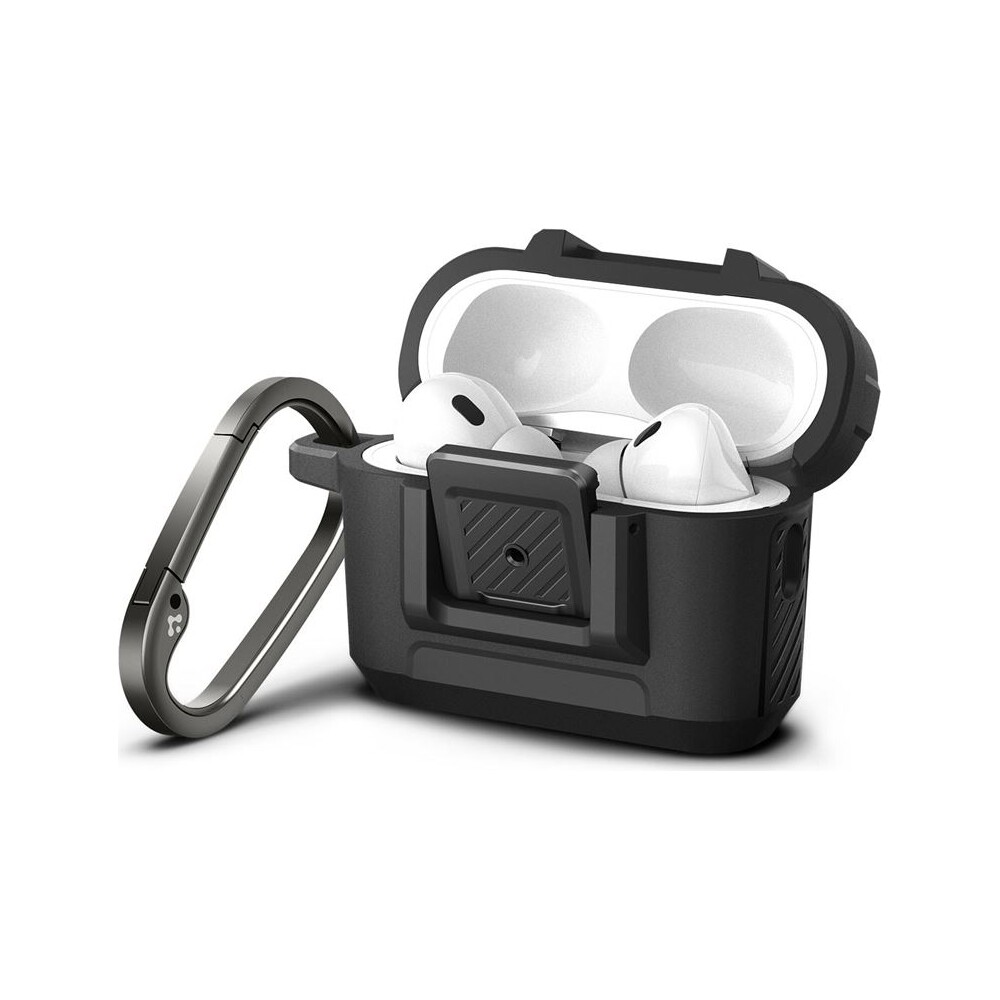 Spigen-Lock-Fit-odolne-pouzdro-Apple-AirPods-Pro-2-Gen-matne-cerne