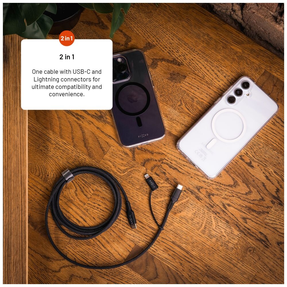 FIXED-2v1-napajeci-kabel-60W-3m-cerny