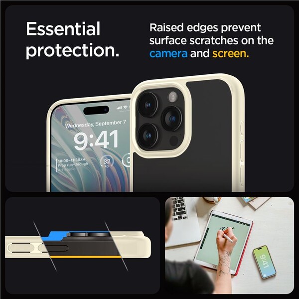 Spigen-Ultra-Hybrid-kryt-iPhone-15-Pro-bezovy