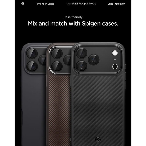 Spigen-Glass-tR-EZ-Fit-Optik-Pro-XL-sklo-na-fotoaparat-iPhone-17-Pro-cerne