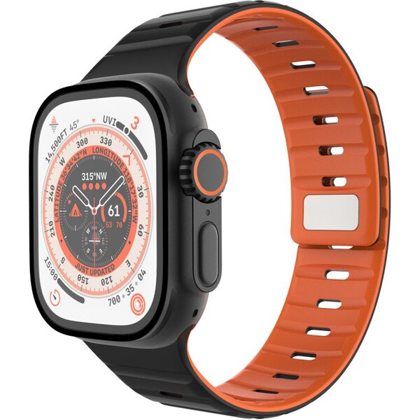 FIXED-Silicone-Magnetic-Strap-reminek-Apple-Watch-44-45-46-49mm-cerny