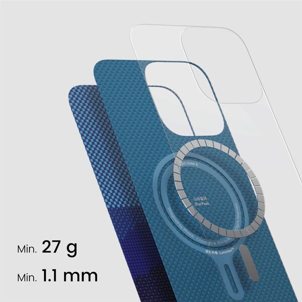 Pitaka-StarPeak-Luminous-Case-svitici-kryt-iPhone-16-Pro-Over-the-horizon