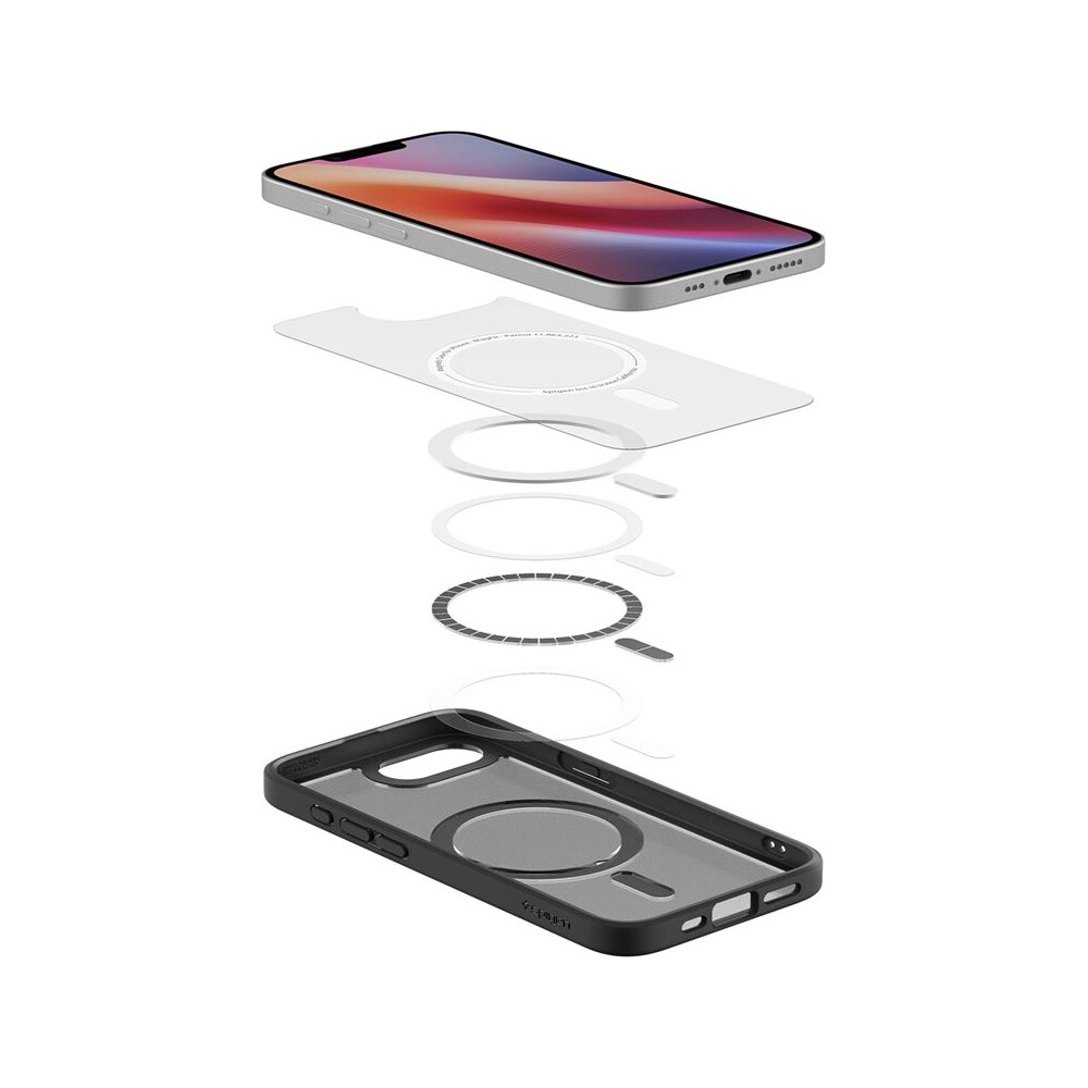 Spigen-Ultra-Hybrid-MagSafe-kryt-iPhone-17e-16e-frost-black