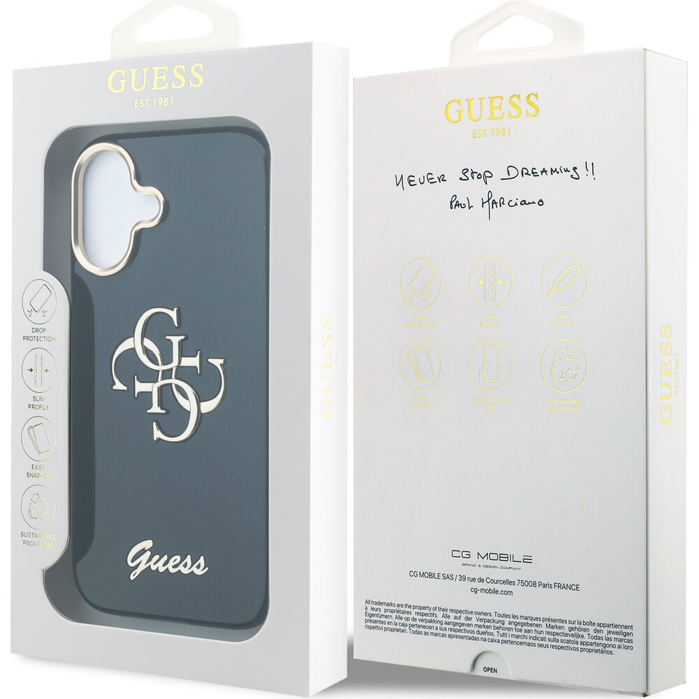 Guess-IML-4G-Script-Metal-Logo-kryt-iPhone-17-modry