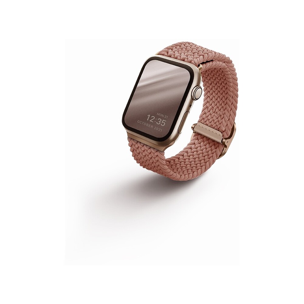 UNIQ-Aspen-Braided-reminek-Apple-Watch-42-41-40-38mm-ruzove-zlaty