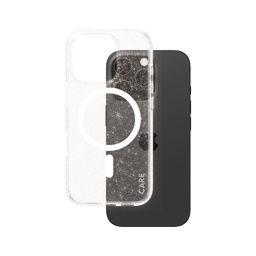 PanzerGlass-CARE-kryt-Apple-iPhone-16-Pro-MagSafe-Star-Lit-trpytivy-bily