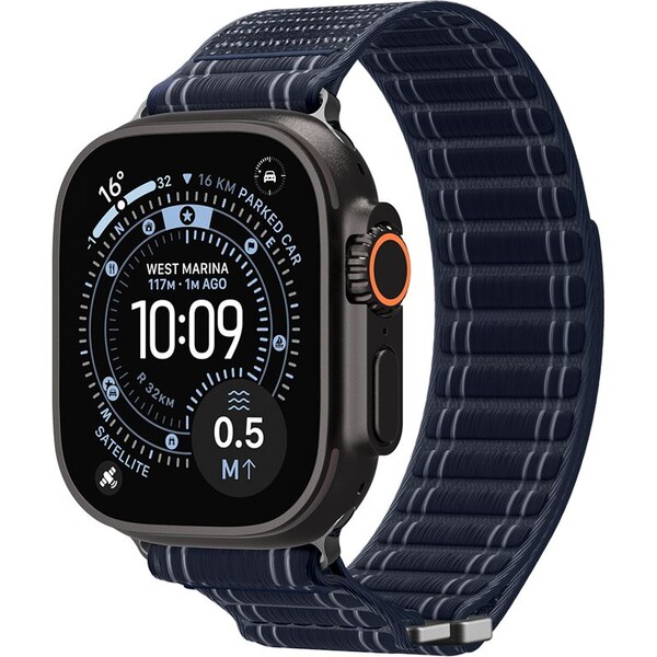 Spigen-Fabric-Band-reminek-hook-and-loop-Apple-Watch-49-46-45-44mm-namorne-modry