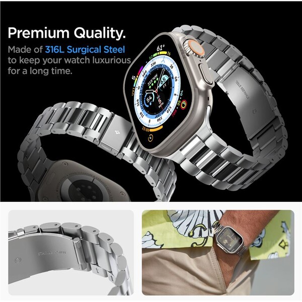 Spigen-Modern-Fit-316L-reminek-Apple-Watch-49-45-44-42mm-stribrny