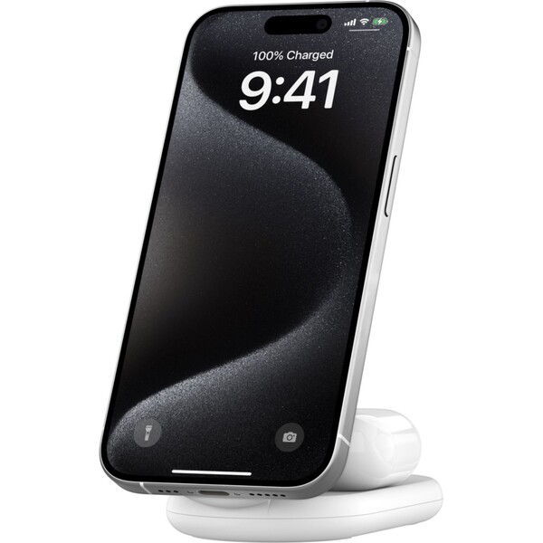 Belkin-BOOST-CHARGE-Qi2-MagSafe-15W-2v1-skladaci-nabijecka-bila