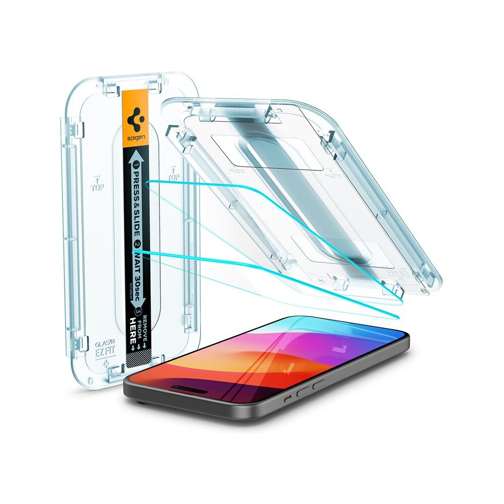 Spigen-Glass-tR-EZ-Fit-2-Pack-tvrzene-sklo-iPhone-16-Plus-15-Plus-cire