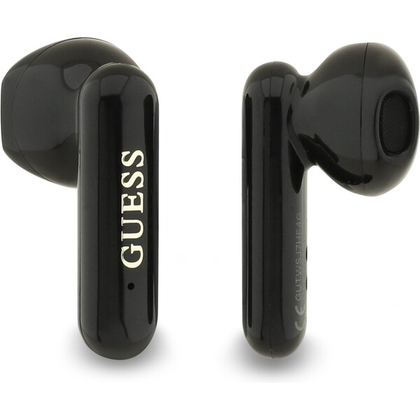 Guess-4G-Metal-Logo-TWS-Bezdratova-sluchatka-cerna