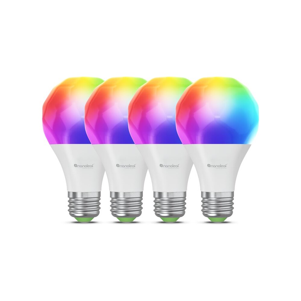 Nanoleaf-Matter-Wi-Fi-A19-Smart-E27-Bulb-chytra-zarovka-4-Pack