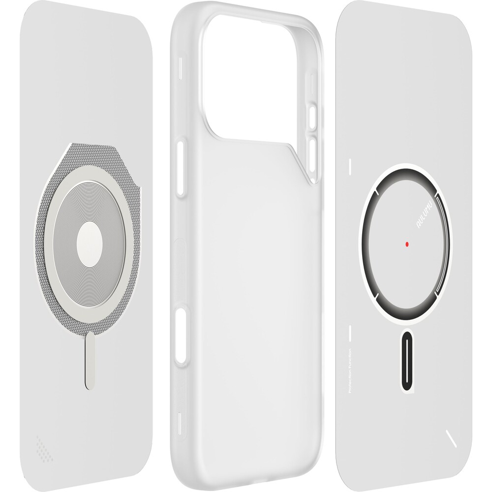 Aulumu-A17-Frosted-TPU-MagSafe-kryt-iPhone-17-Pro-Translucent-Gray