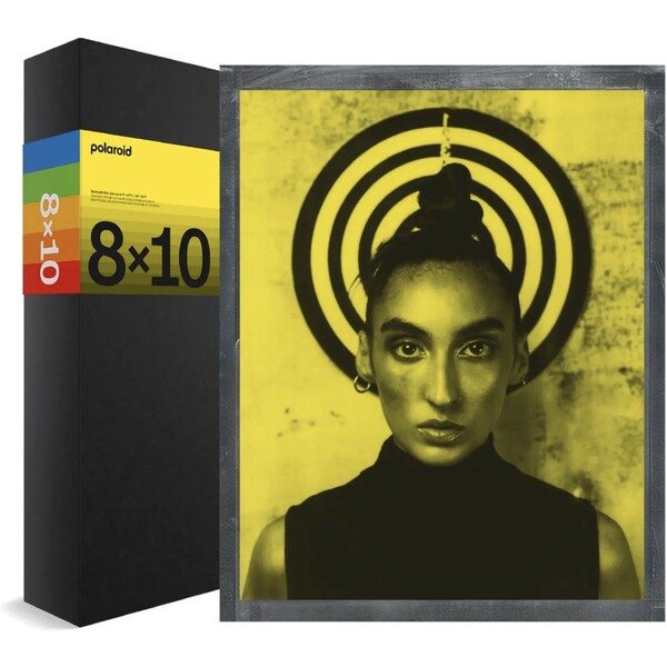 Polaroid-DuoChrome-film-for-8x10-Black-Yellow-edition