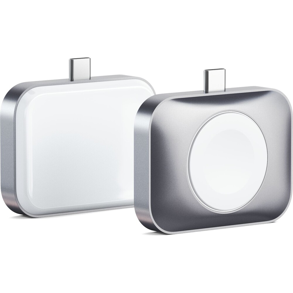 Satechi-USB-C-2v1-bezdratova-nabijeci-stanice-pro-Apple-Watch-a-Airpods-stribrna