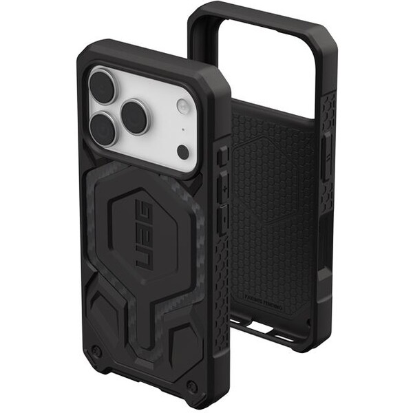 UAG-Monarch-Pro-MagSafe-Carbon-Fiber-kryt-iPhone-17-Pro-cerny