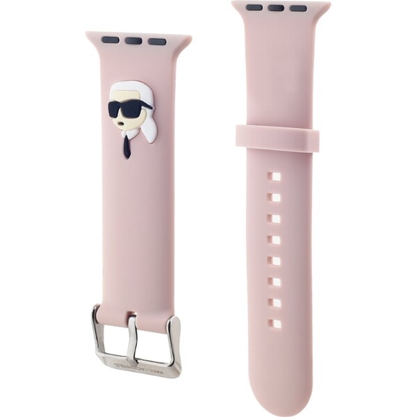 Karl-Lagerfeld-Karl-Head-NFT-reminek-pro-Apple-Watch-42-44-45-46-49-ruzovy