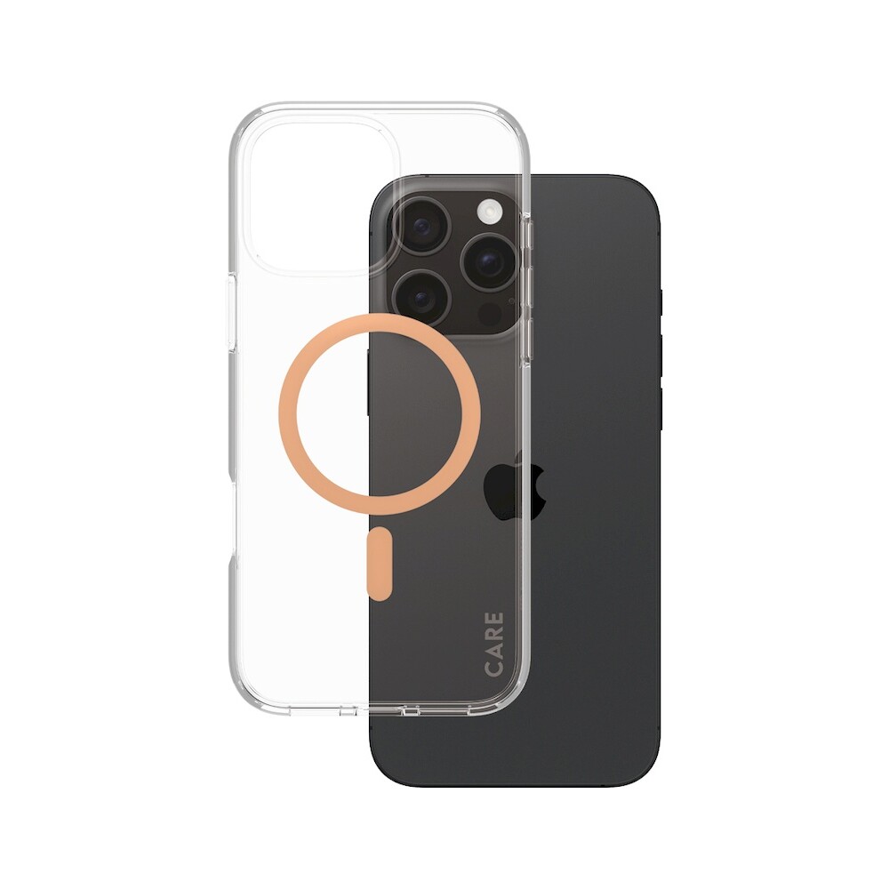 PanzerGlass-CARE-kryt-Apple-iPhone-16-Pro-Max-MagSafe-Urban-Combat-ciry-broskvovy