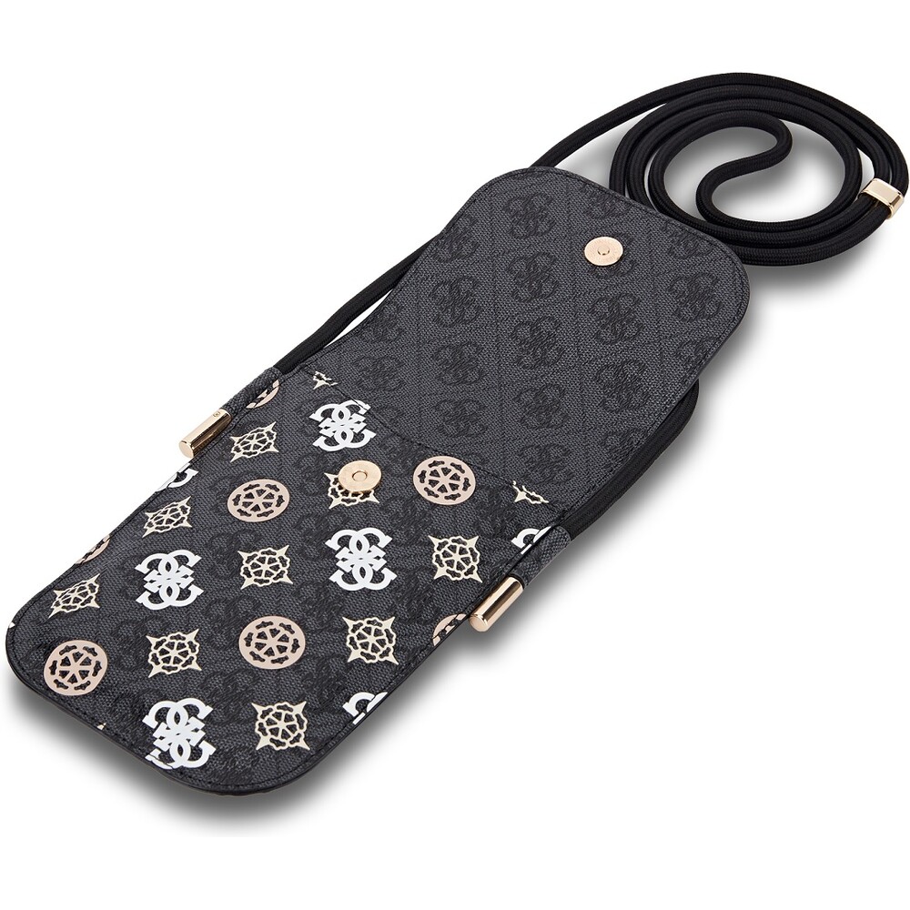Guess-PU-4G-Peony-Multicolor-taska-na-telefon-cerna