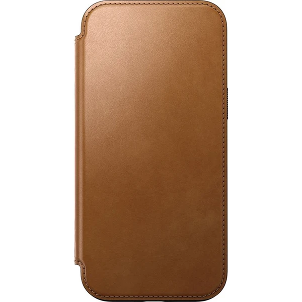 Nomad-Modern-Leather-Folio-MagSafe-pouzdro-iPhone-16-Pro-Max-svetle-hnede