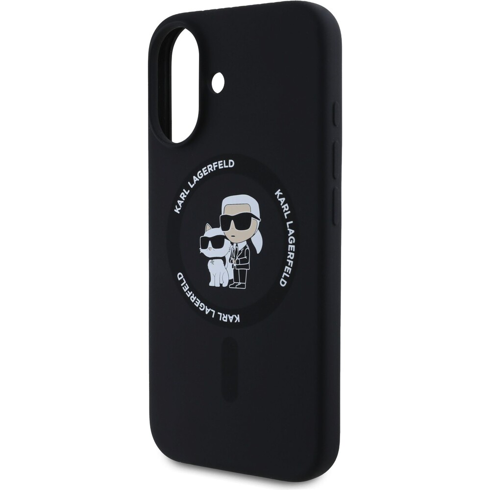Karl-Lagerfeld-Liquid-Silicone-Karl-and-Choupette-MagSafe-kryt-iPhone-16-cerny