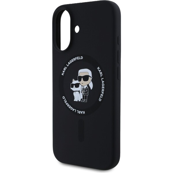 Karl-Lagerfeld-Liquid-Silicone-Karl-and-Choupette-MagSafe-kryt-iPhone-16-cerny