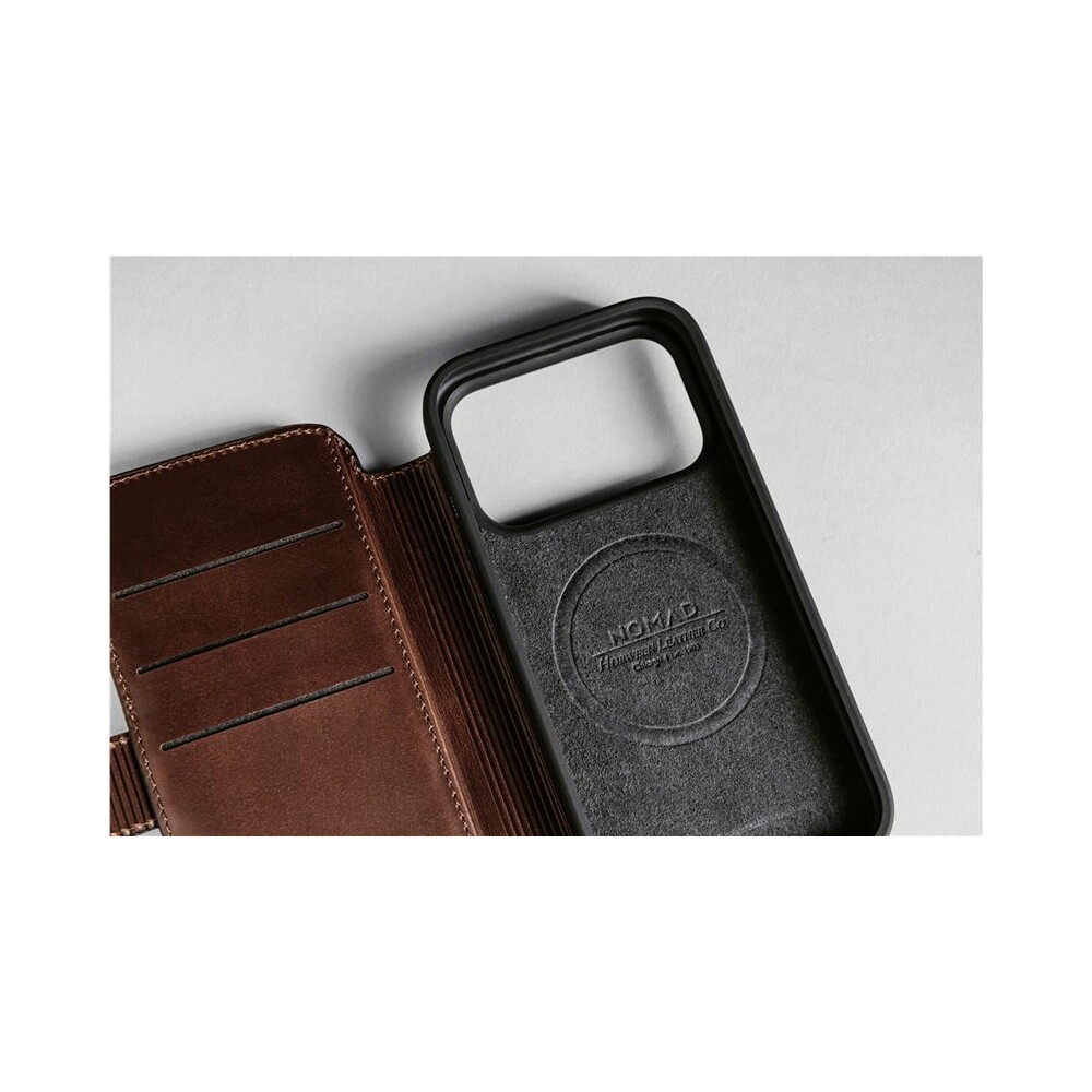 Nomad-Modern-Leather-Folio-Horween-MagSafe-kozene-pouzdro-iPhone-17-Pro-Rustic-Brown