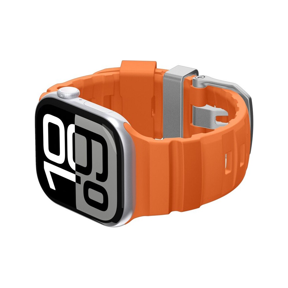 Spigen-Silicone-Band-reminek-Apple-Watch-49-46-45-44mm-oranzovy