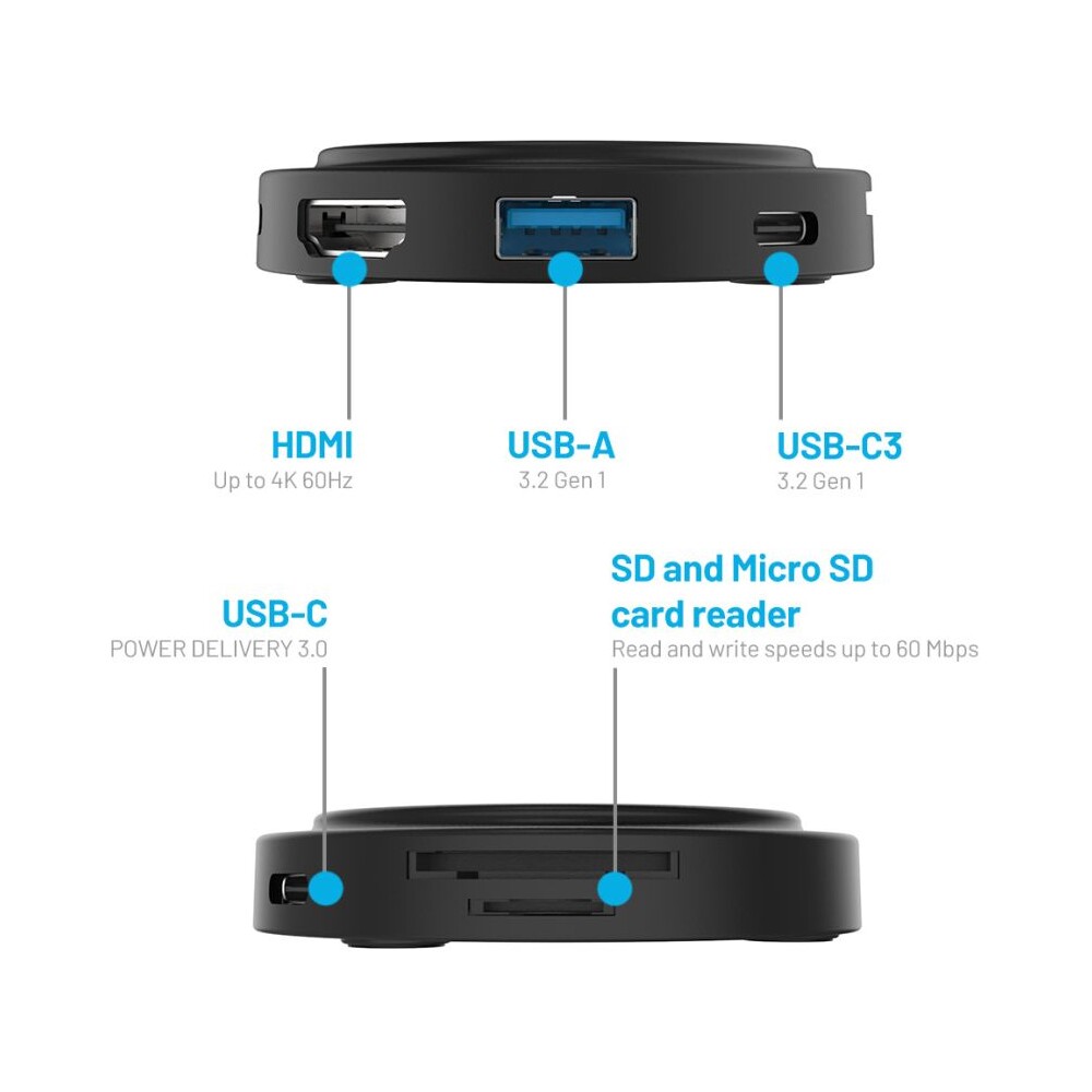 FIXED-MagHUB-7-portovy-USB-C-Hub-s-MagSafe-cerny