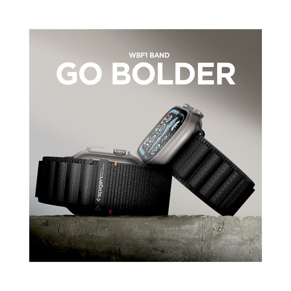 Spigen-Fabric-Band-hook-reminek-Apple-Watch-49-46-45-44mm-cerny