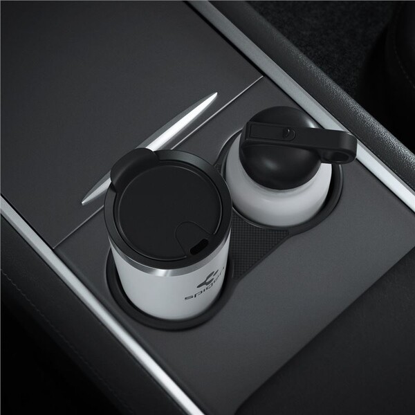 Spigen-Center-Console-Cup-Holder-Insert-vlozka-do-drzaku-napoju-2021-2022-Tesla-Model-Y-3-cerny