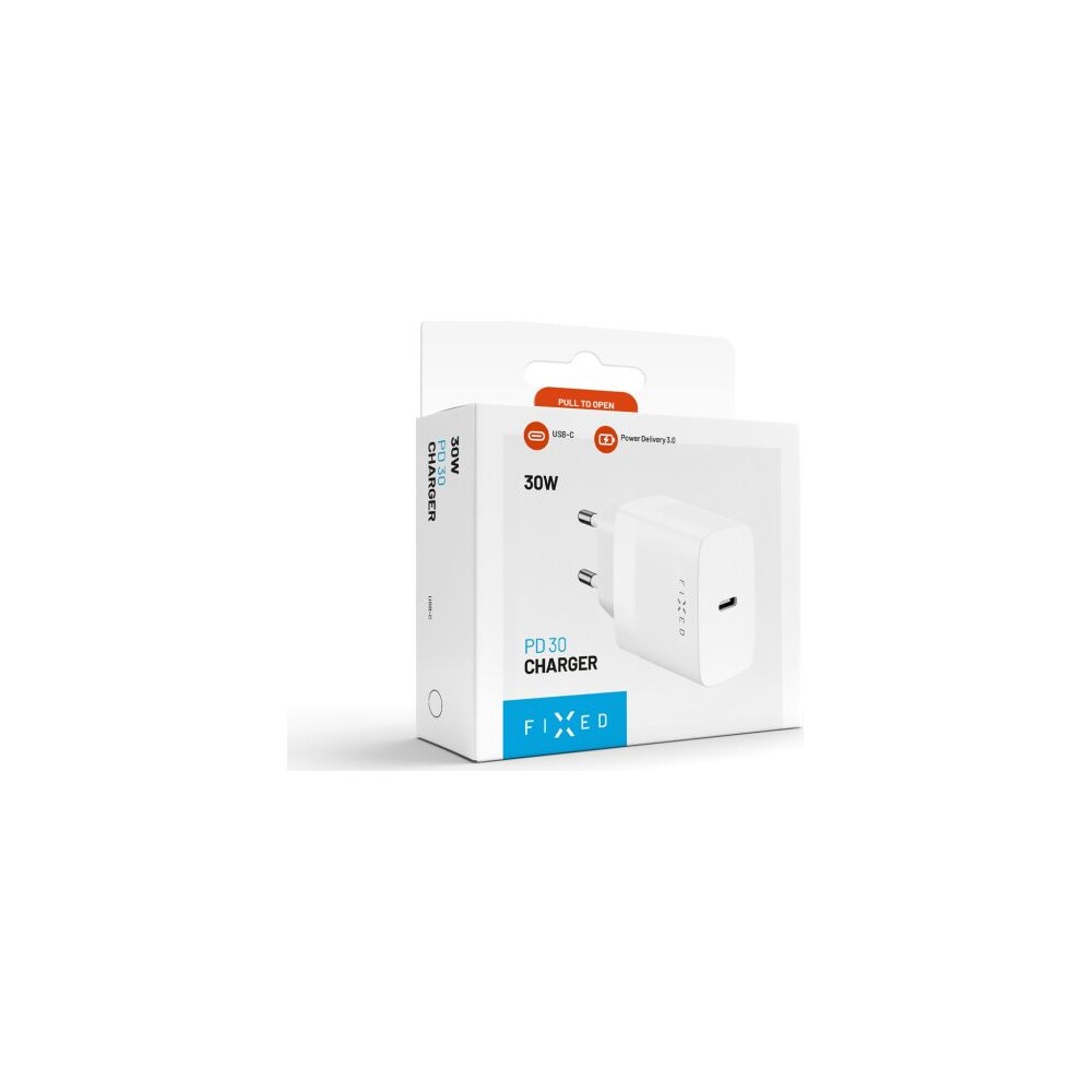 FIXED-USB-C-PD-sitova-nabijecka-30W-bila