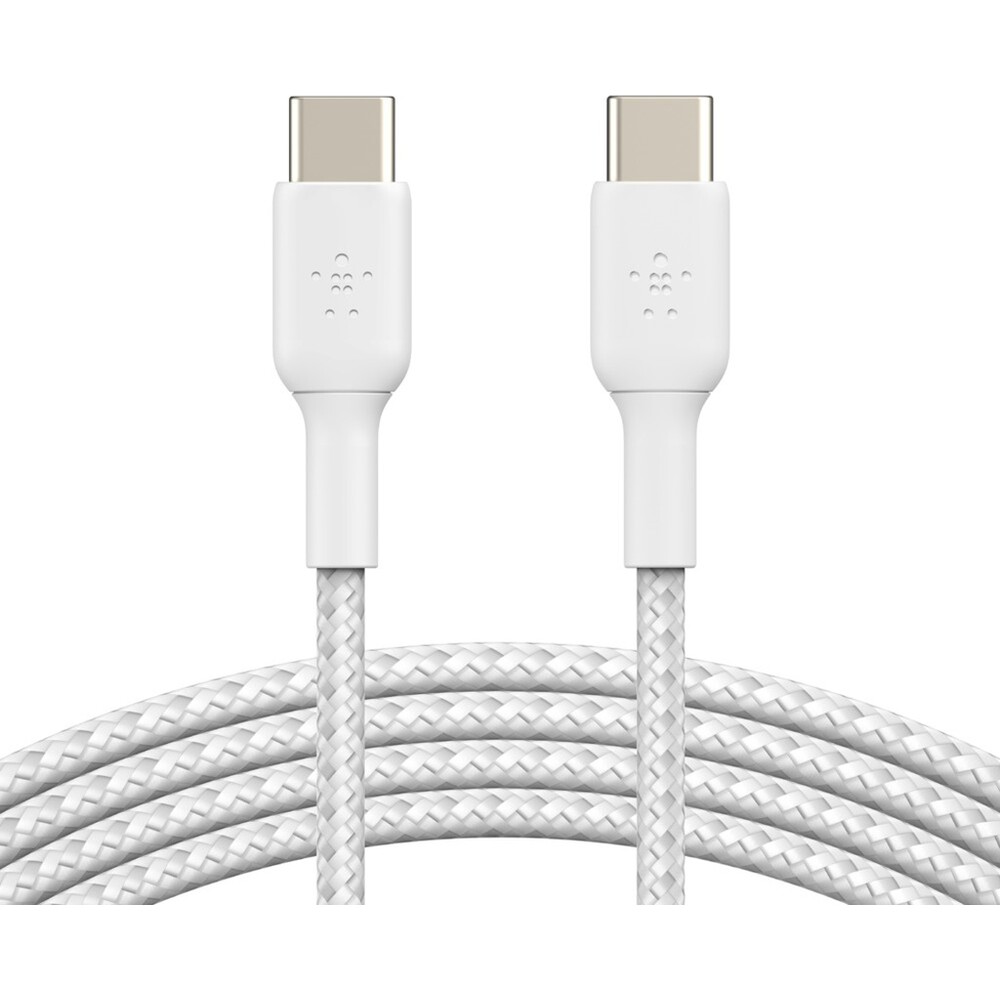 Belkin-BOOST-Charge-Braided-USB-C-USB-C-napajeci-kabel-60W-1m-bily