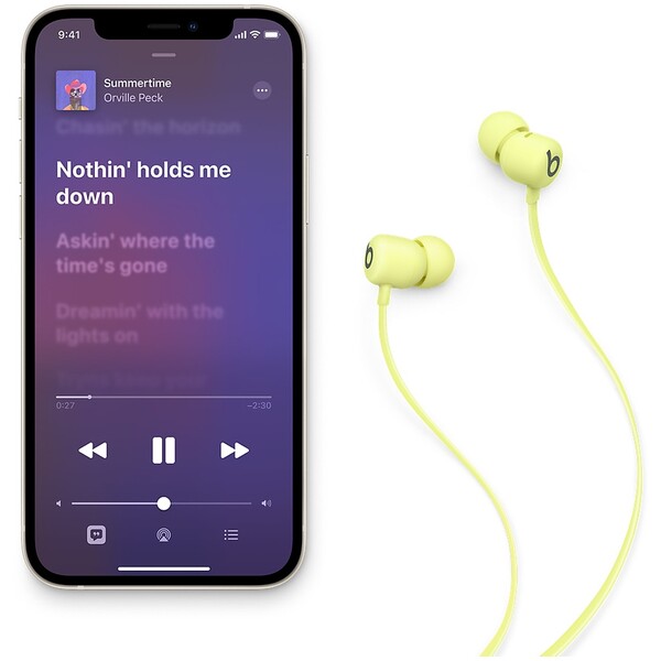 Apple-Beats-Flex-bezdratova-sluchatka-citronove-zluta
