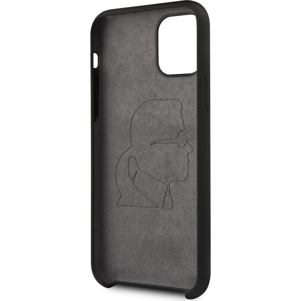 Karl-Lagerfeld-Iconic-silikonovy-kryt-iPhone-11-Pro-cerny