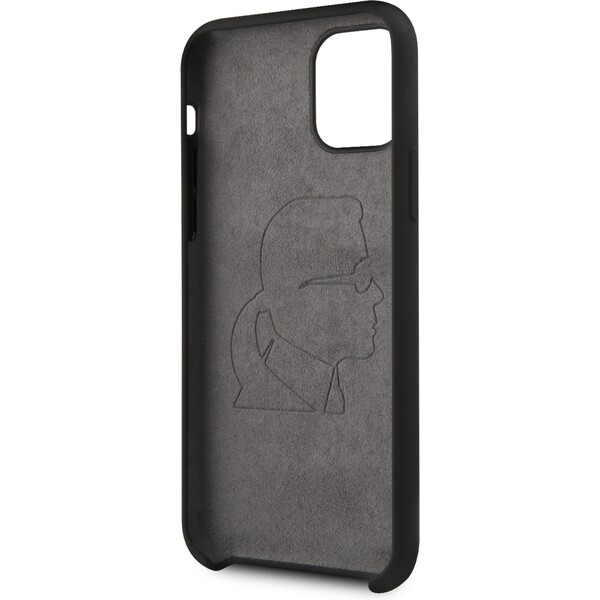 Karl-Lagerfeld-Iconic-silikonovy-kryt-iPhone-11-Pro-cerny