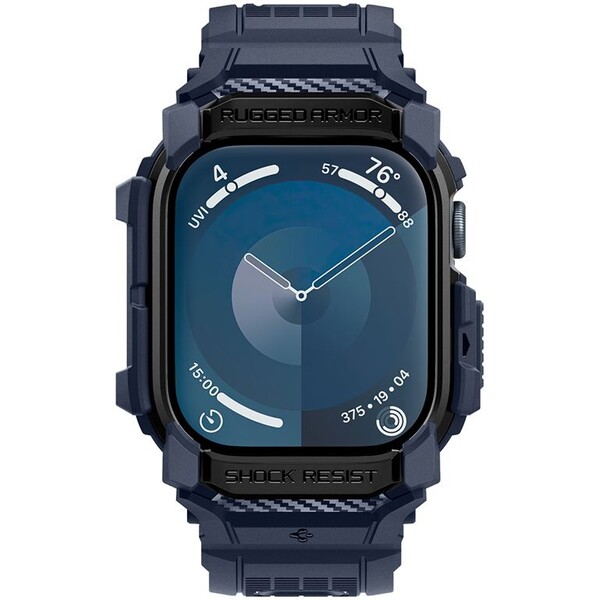 Spigen-Rugged-Armor-Pro-reminek-s-pouzdrem-Apple-Watch-10-11-46mm-modry