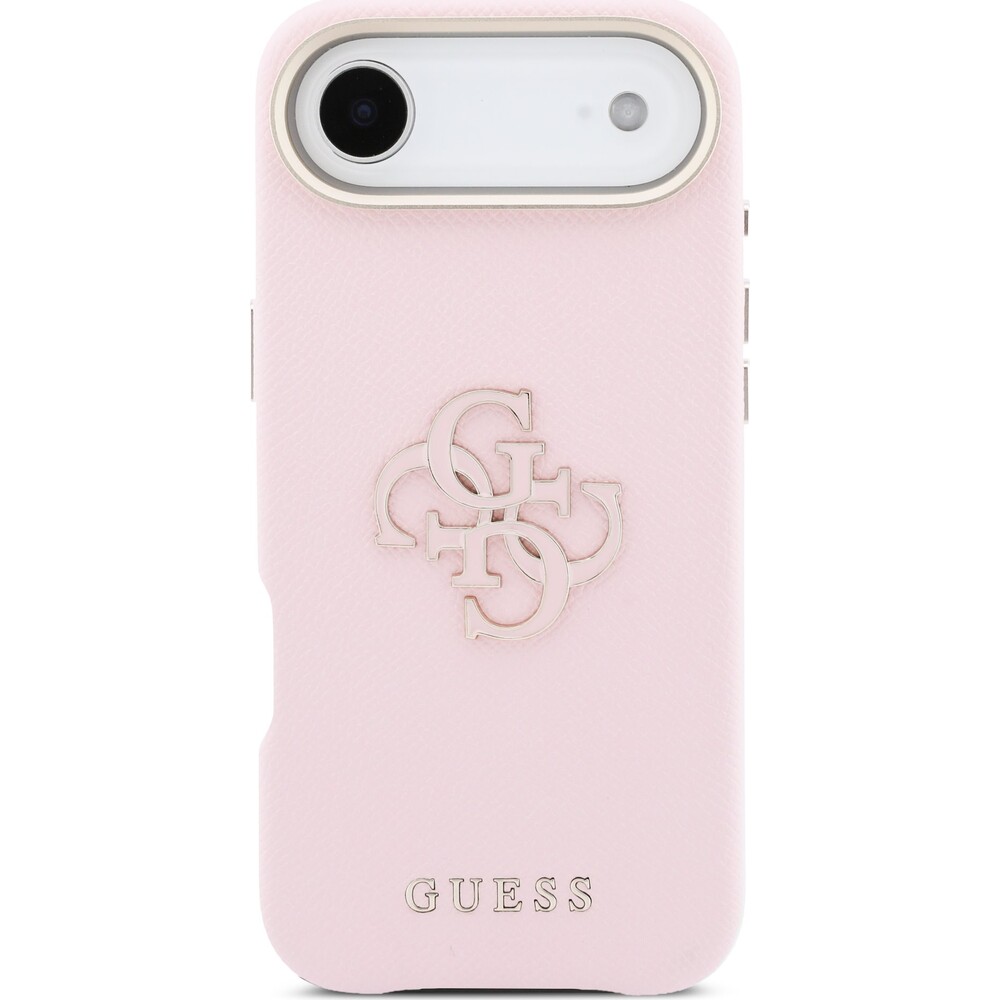 Guess-PU-Resin-Logo-kryt-iPhone-Air-ruzovy
