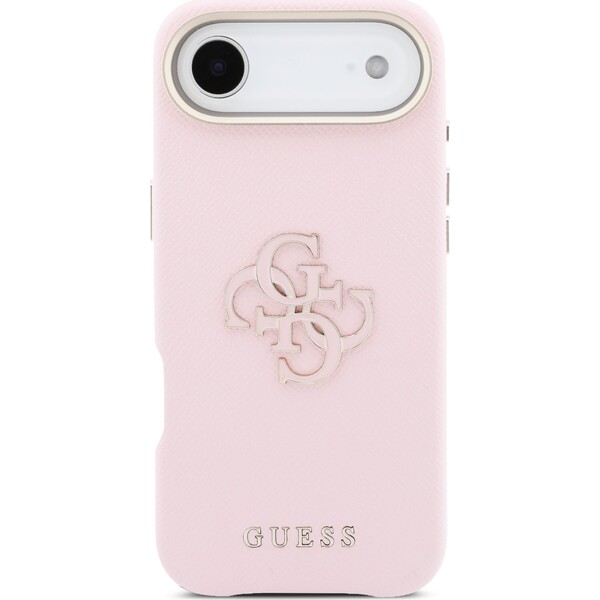 Guess-PU-Resin-Logo-kryt-iPhone-Air-ruzovy