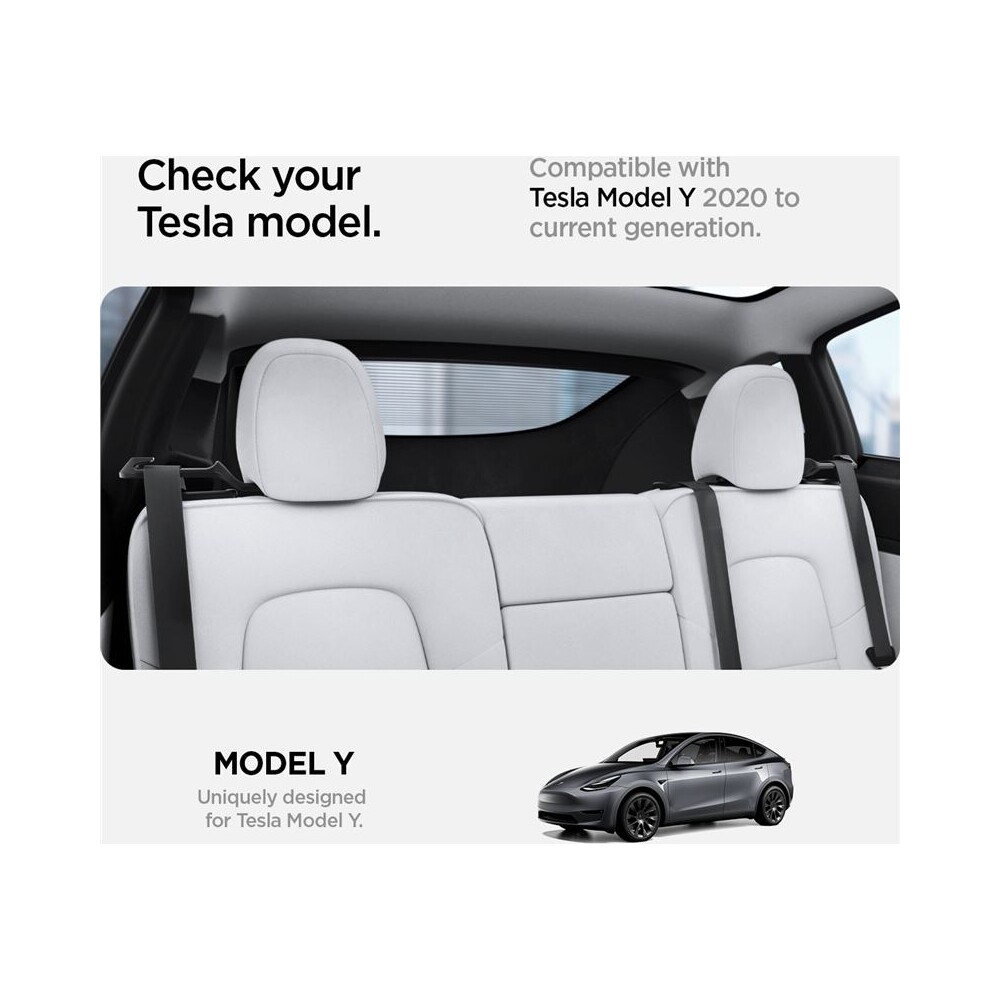 Spigen-Backseat-Seatbelt-Holder-drzak-bezpecnostniho-pasu-Tesla-Model-Y-cerny
