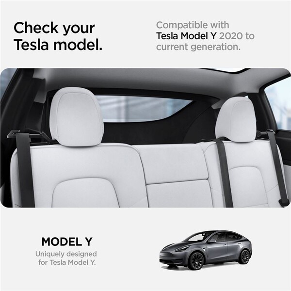 Spigen-Backseat-Seatbelt-Holder-drzak-bezpecnostniho-pasu-Tesla-Model-Y-cerny