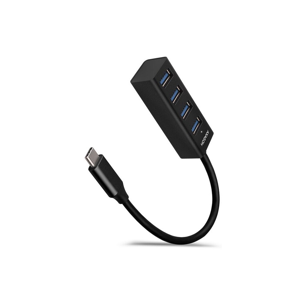 AXAGON-HUEM1C-4x-USB-3-2-Gen-1-MINI-hub-kovovy-kabel-USBC-20cm