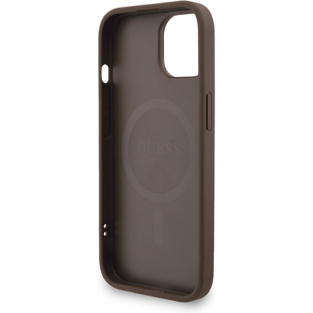 Guess-PU-Leather-4G-Colored-Ring-Strap-MagSafe-kryt-iPhone-15-hnedy