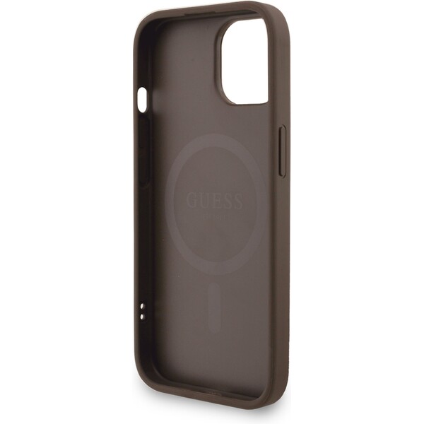 Guess-PU-Leather-4G-Colored-Ring-Strap-MagSafe-kryt-iPhone-15-hnedy