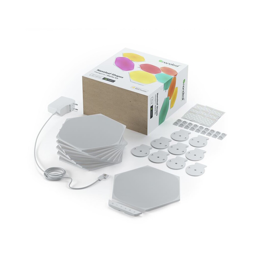Nanoleaf-Shapes-Hexagons-Smarter-Kit-chytre-modularni-osvetleni-9-Panels-