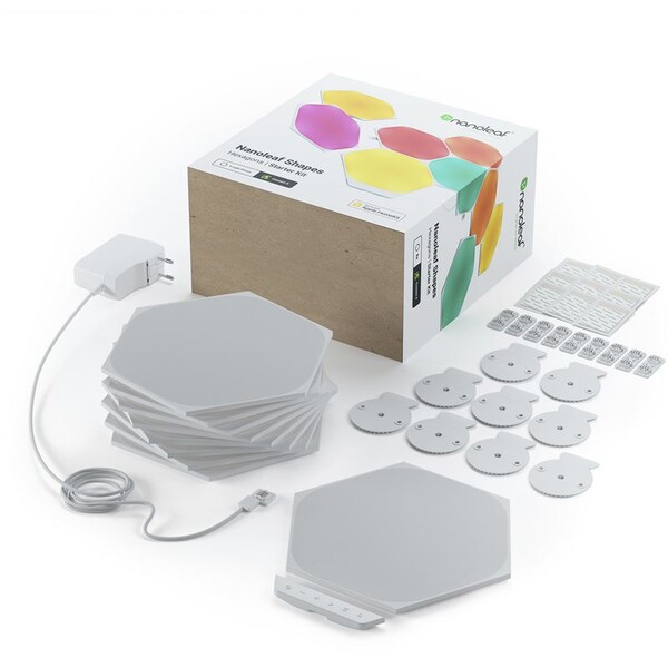 Nanoleaf-Shapes-Hexagons-Smarter-Kit-chytre-modularni-osvetleni-9-Panels-