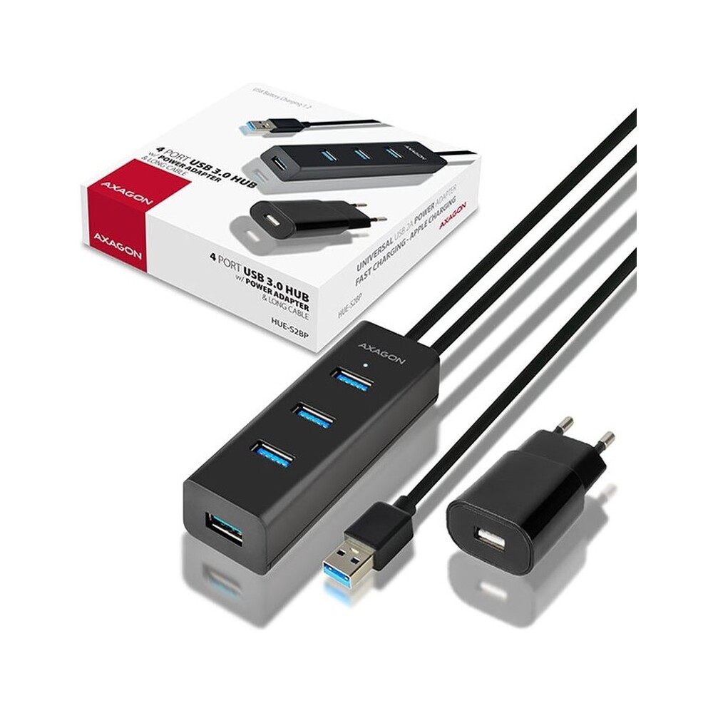 AXAGON-HUE-S2BP-4-Port-USB-3-0-Charging-hub