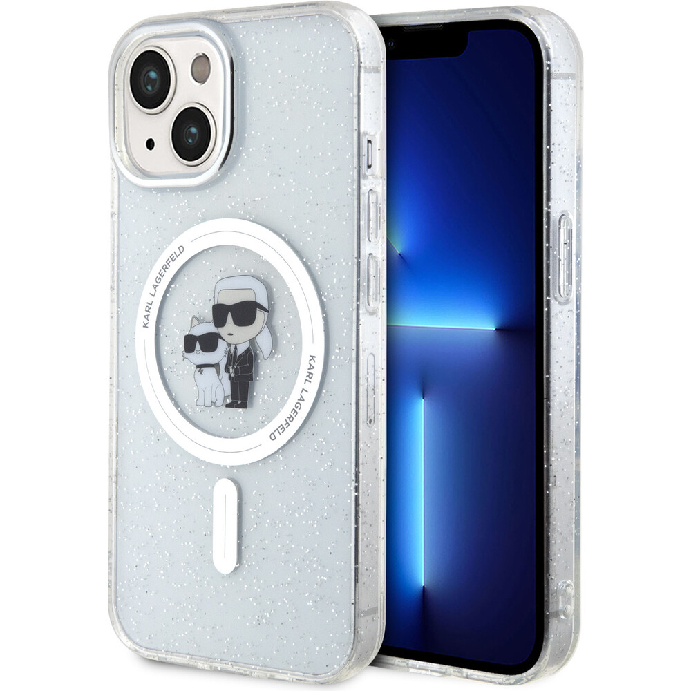 Karl-Lagerfeld-IML-Glitter-Karl-and-Choupette-MagSafe-kryt-iPhone-15-ciry